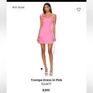 Elliatt Trompe Dress in Pink